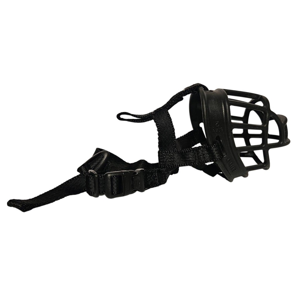 Baskerville‎ Ultra Muzzle Size 2 Black Rubber Basket Dog Training QPVN002012US